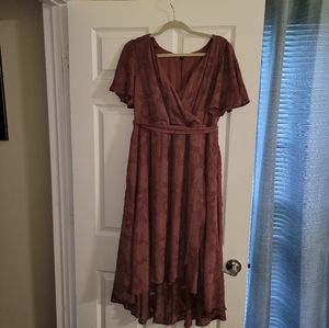*SOLD XPOST*Torrid size 1 faux wrap dress
